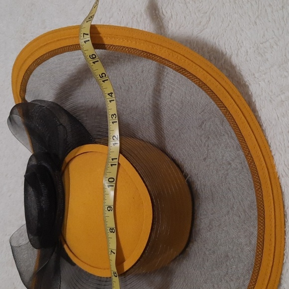 Jody G. Elegant Yellow and Black Women's Hat - Picture 7 of 11